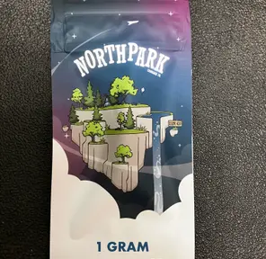 North Park Cannabis - Grand Daddy Purple, 1 gram Vape CARTRIDGE