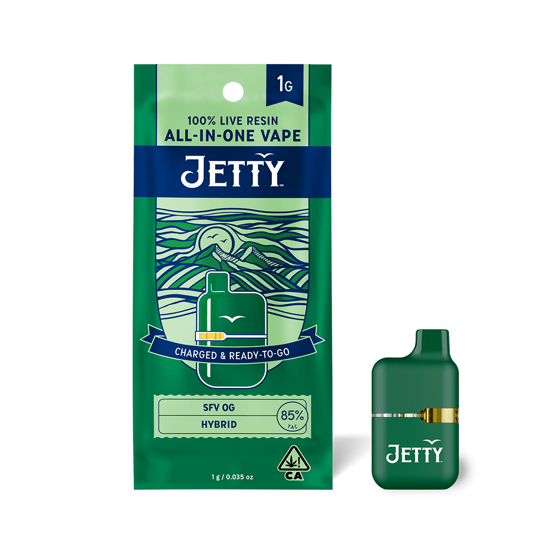 Jetty 1g Mini Tank Vape AIO Live Resin SFV (I)