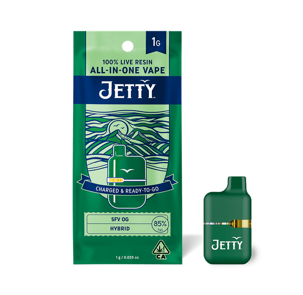 Jetty 1g Mini Tank Vape AIO Live Resin SFV (I)