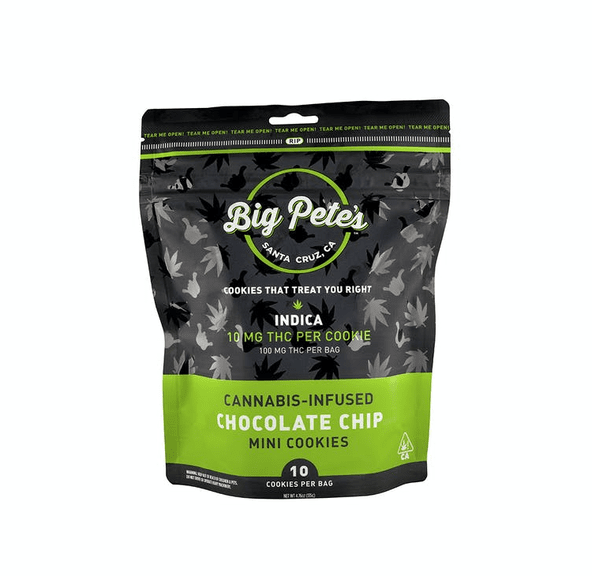 BIG PETE- Chocolate Chip Cookies Indica 100mg (10pk)