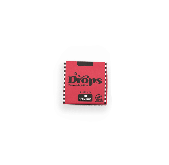 Drops Gummies 2pk 1:2 Raspberry 100mg