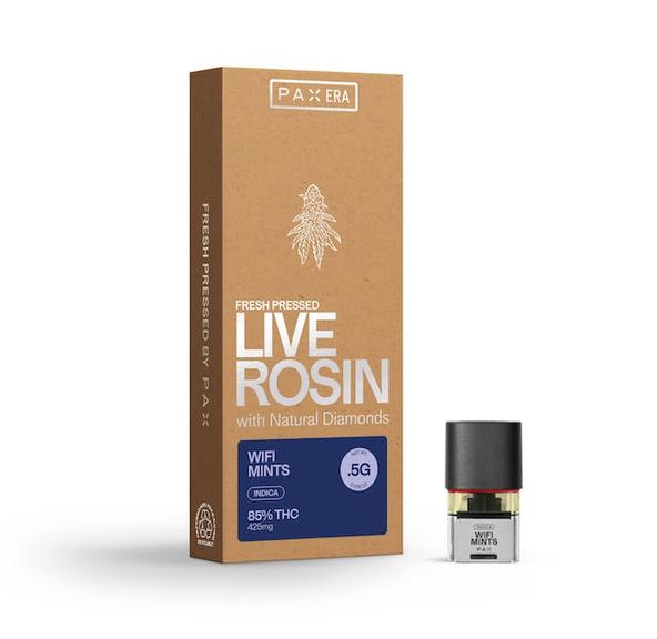1. PAX ERA .5g Fresh Pressed Live Rosin PAX Pod - Wifi Mints (I) *SALE*