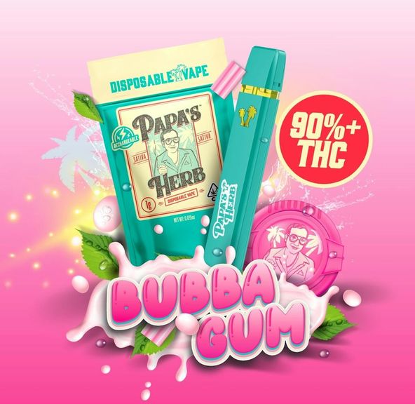 Papa's Herb - Bubba Gum Vape Cartridge 1g