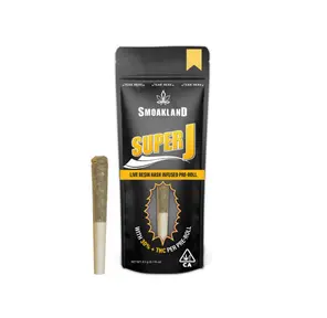 1. Smoakland | Infused Preroll | .5g | Super J | Blue Dream