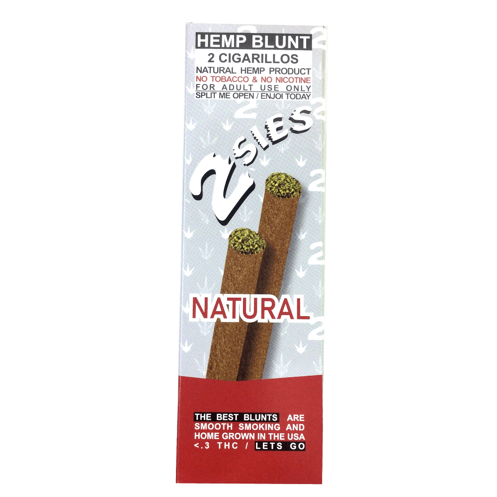 2sies - Natural Hemp Blunt Wrap 2pk