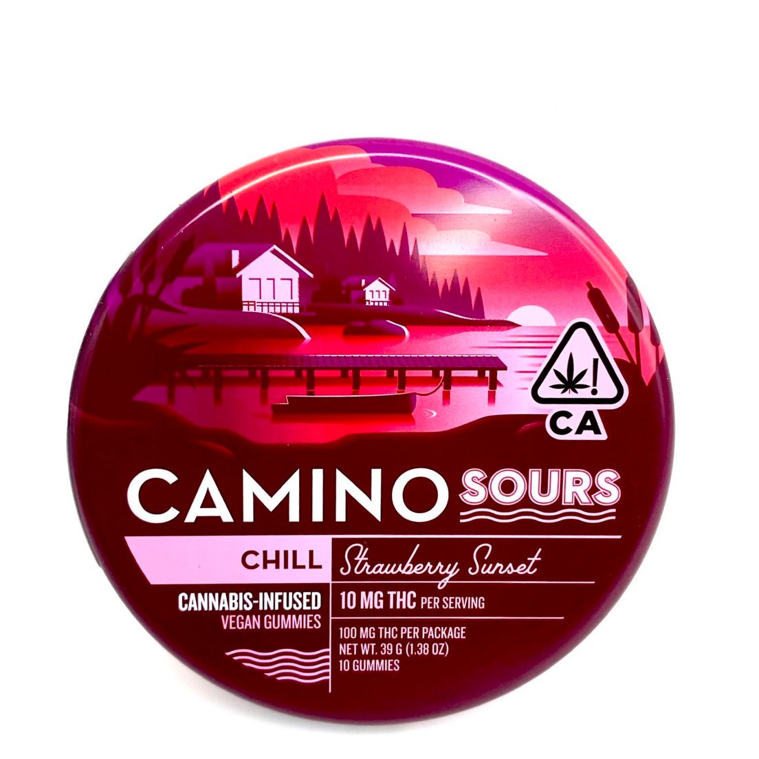 Camino - Sours - Strawberry Sunset - 100mg / 10ct