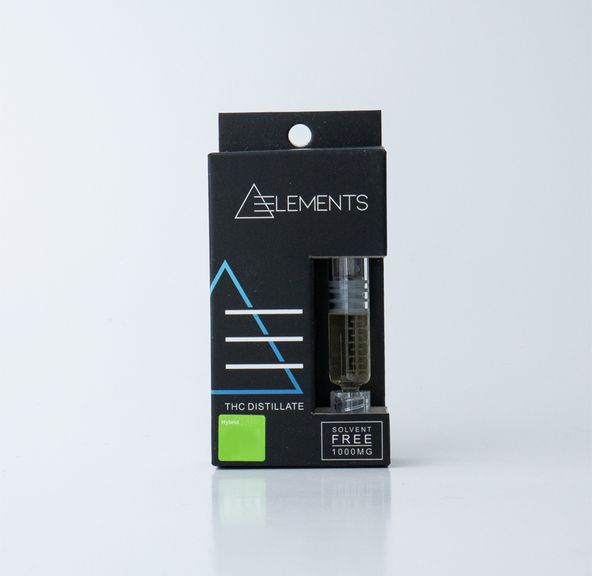 1000mg THC Hybrid Distillate Syringe by Elements