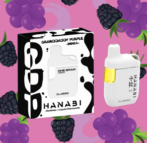Hanabi AIO Vape Granddaddy Purple 1g