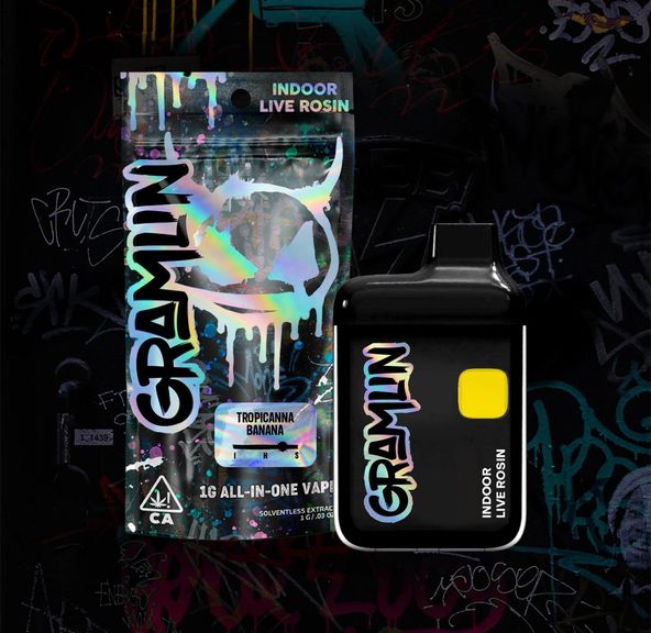Gramlin - Tropicanna Banana Live Rosin All In One Vape 1g