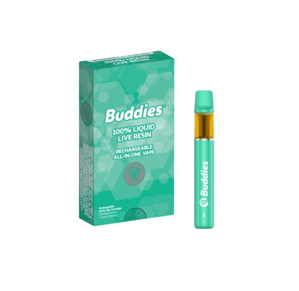 Buddies Live Resin AIO Vape Forbidden Capers 1g