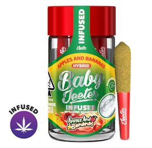 Baby Jeeter Apples & Bananas 0.5G x 5pk Pre-Rolls