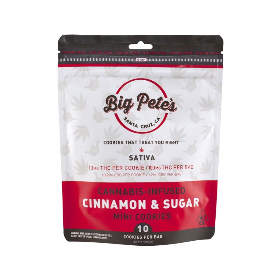 [Big Petes Treats] THC Cookies - 100mg - Cinnamon Sugar (S)
