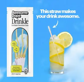 Awesome Dope - 25mg Indica Rosin Straw - 4ct