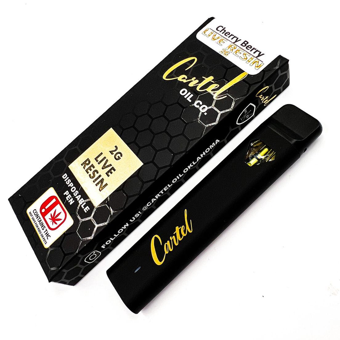 CARTEL OIL HOLLYWOOD LIVE RESIN DISPOSABLE 2G