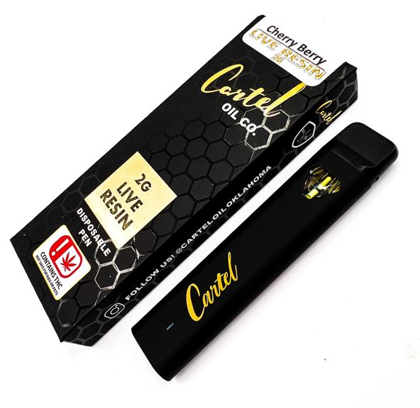 CARTEL OIL HOLLYWOOD LIVE RESIN DISPOSABLE 2G