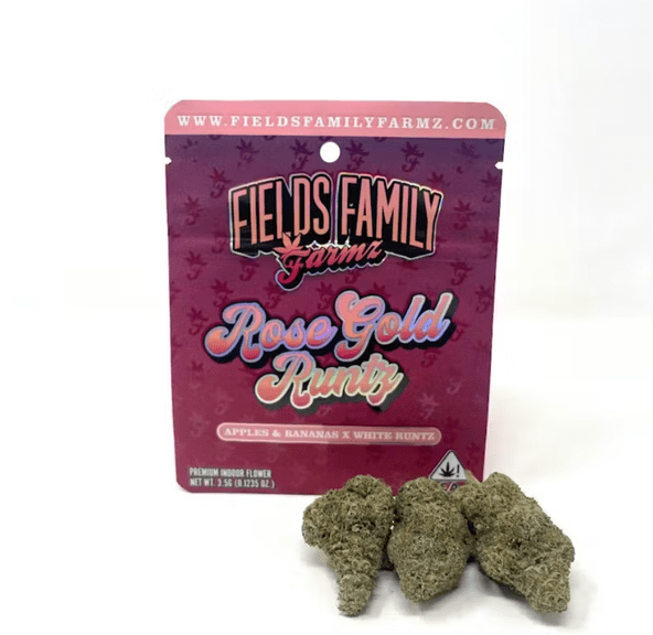 Fields Family Farmz - Rose Gold Runtz - Smalls - Bag 3.5g