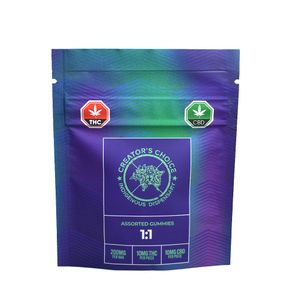 Creator's Choice | 1:1 Assorted Gummies | 100mg THC : 100mg CBD | $25.00