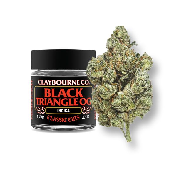 Claybourne | Flower | 1g | Black Triangle OG