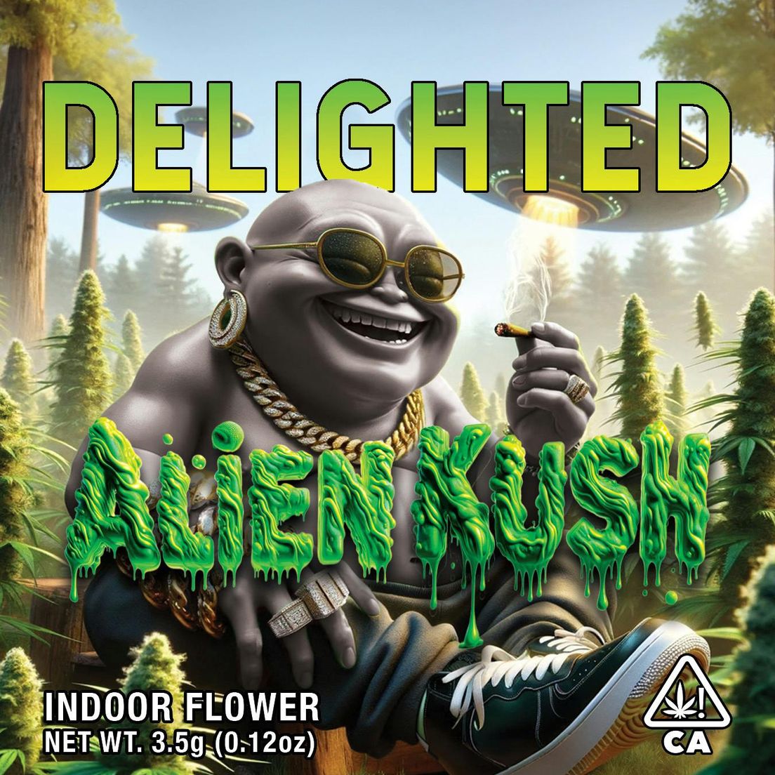 Delighted - 3.5g - Alien Kush