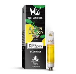 PRE-ORDER ONLY 1g Super Lemon Haze CUREpen Cartridge - West Coast Cure