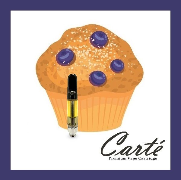 .⠀⠀CARTÉ 1g Blueberry Muffin Cartridge