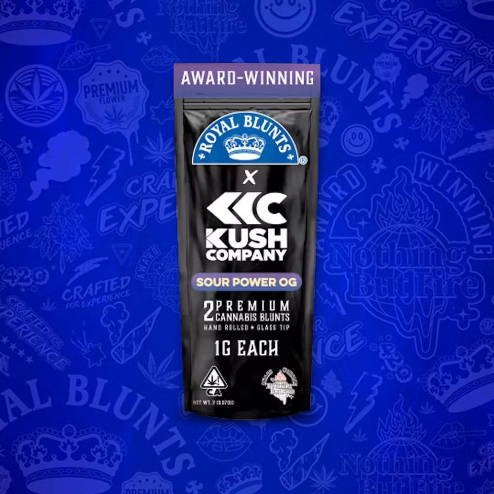 Hand Rolled Cannarillo - Kush Company x Royal Blunts - Sour Power OG - 1.5g