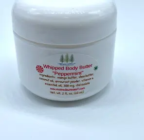 300mg Whipped Body Butter (Peppermint)