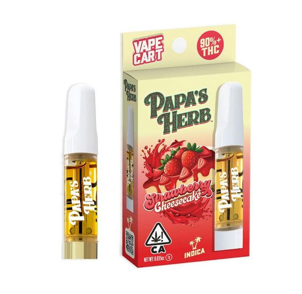 Papa's Herb - Strawberry Cheesecake Vape Cartridge 1g