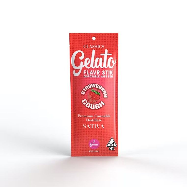 Gelato AIO Vape Strawberry Cough 1g