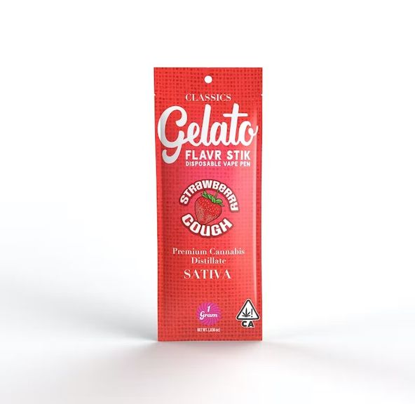Gelato AIO Vape Strawberry Cough 1g