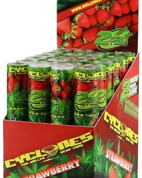 Cyclones - Hemp Cones - 2 pk - Strawberry