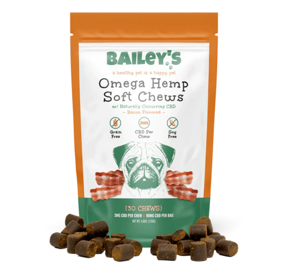 BAILEY'S- CBD SOFT CHEWS 180MG BACON FLAVOR