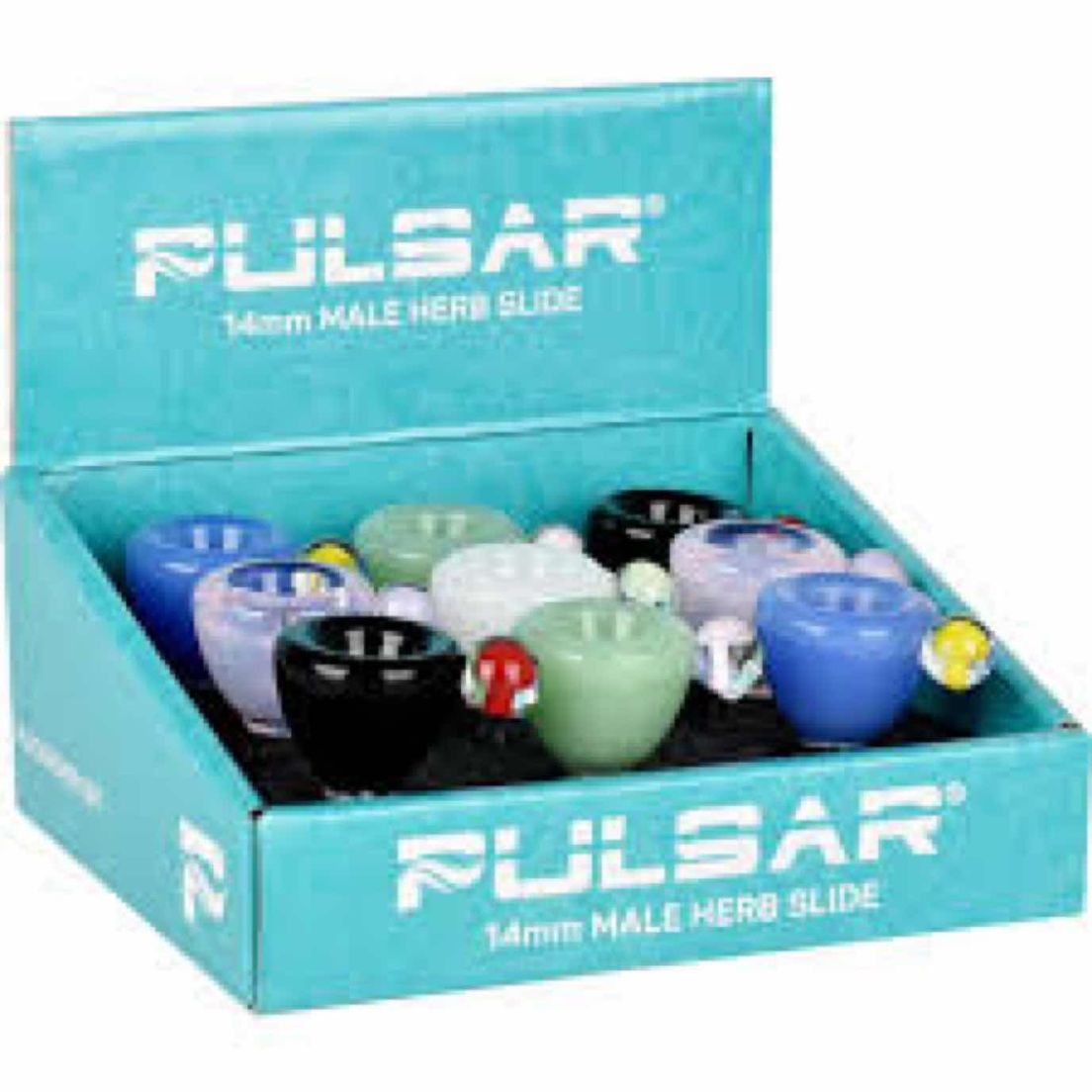 Bowl- Pulsar Lil Shroom Buddy Herb Slide | 14mm Male