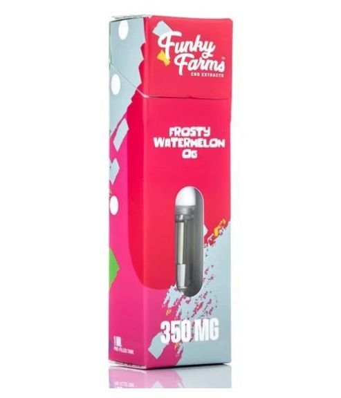 FUNKY FARMS FROSTY WATERMELON CBD VAPE CARTRIDGE - 350MG