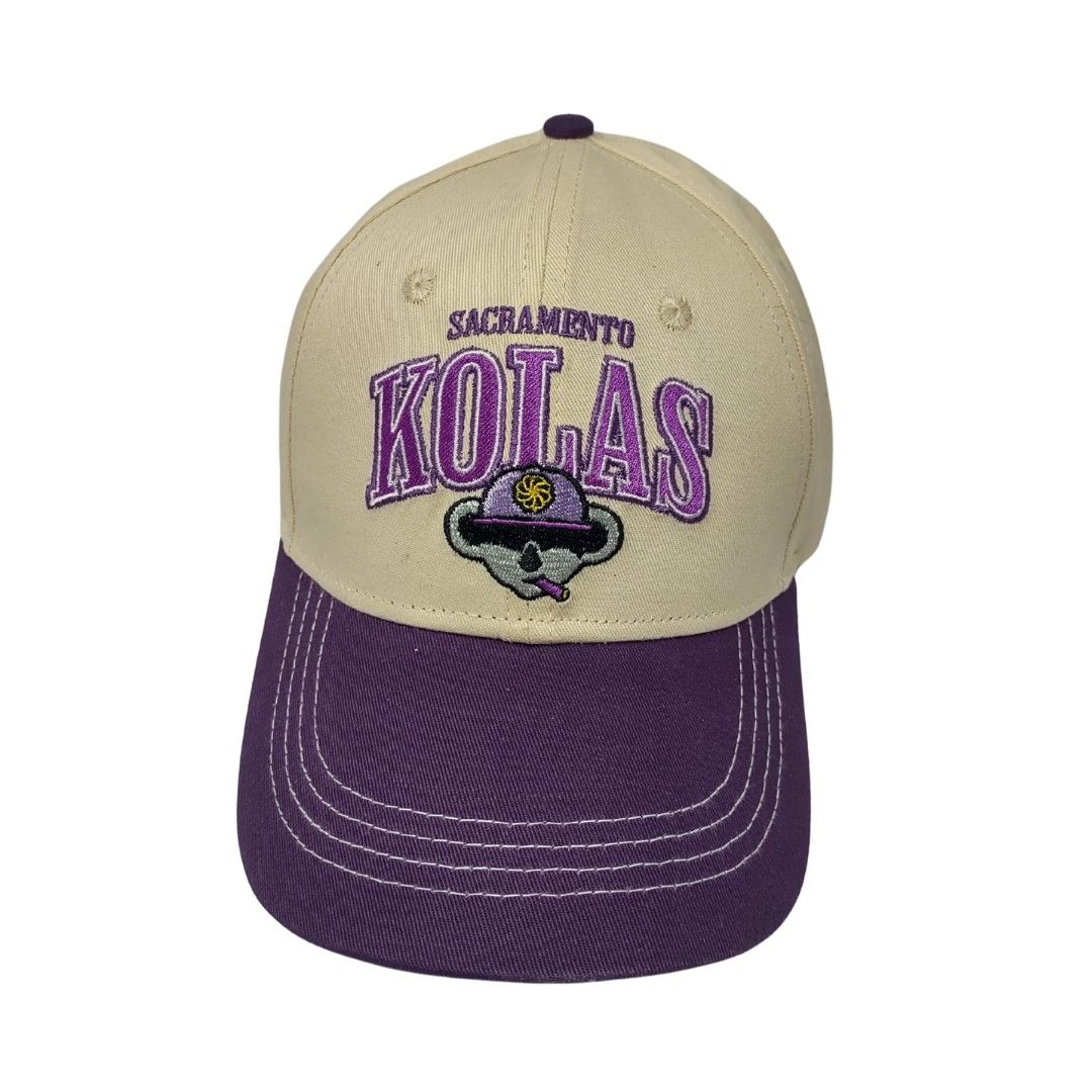 Kolas Branded Hat Smoking Koala Dark Purple