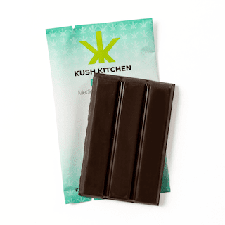 200mg Mint Dark Chocolate Bar by Kush Kitchen