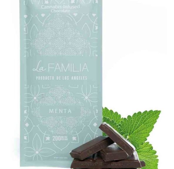 La Familia- Edible - Menta - Dark Chocolate - 100mg