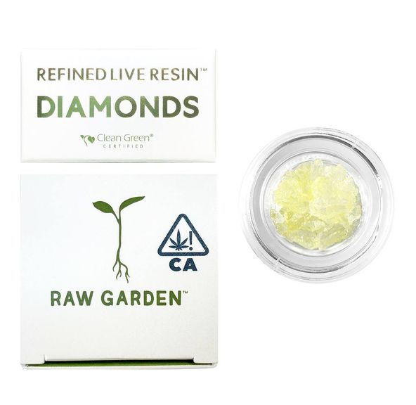 Raw Garden - Live Diamonds - 1g - Lemon Cream Cake