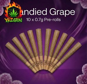 0.7g Pre-Roll: Candied Grape (H) 10 Pack