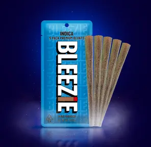 5 PACK (5 x 1 Gram) Pre-Rolled Blunts INDICA 5.00 g