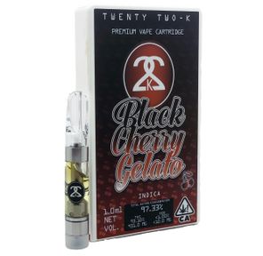 22K | Vape Cart | 1g | Distillate | Black Cherry Gelato