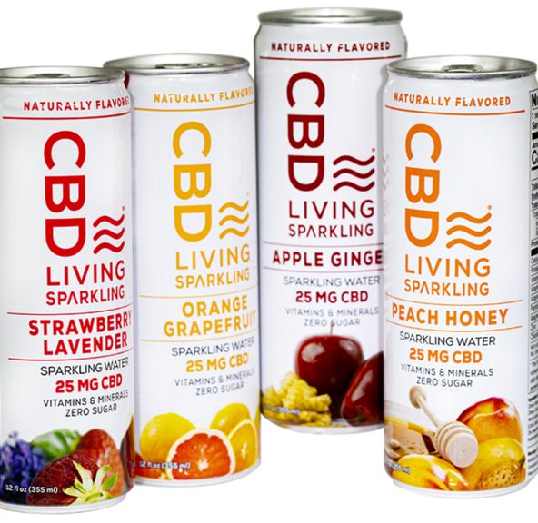 CBD Living Sparkling Water