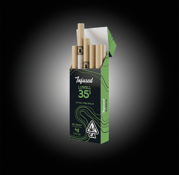 Lowell Infused 35's | 4g Pre-Roll Pack | Mind Safari Hybrid