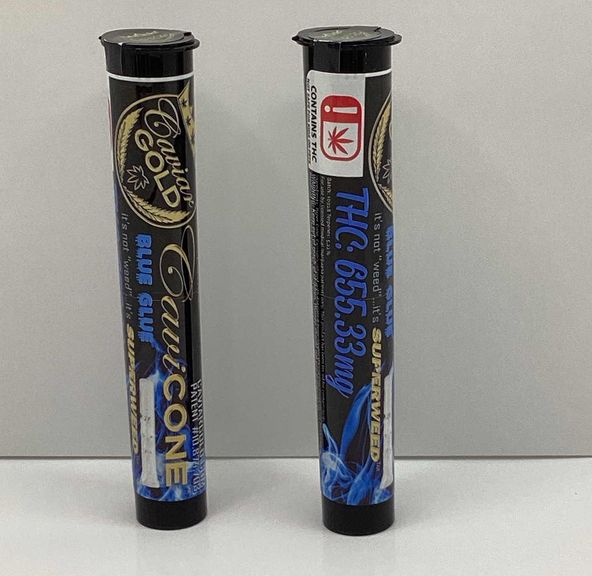 Cavi Cone - 1G Infused Preroll - Blue Glue