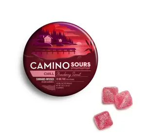 Camino | Gummies | 10pc | Chill | Sours | Strawberry Sunset