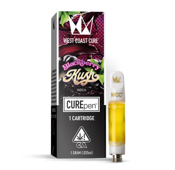 PRE-ORDER ONLY 1g Blackberry Kush CUREpen Cartridge - West Coast Cure