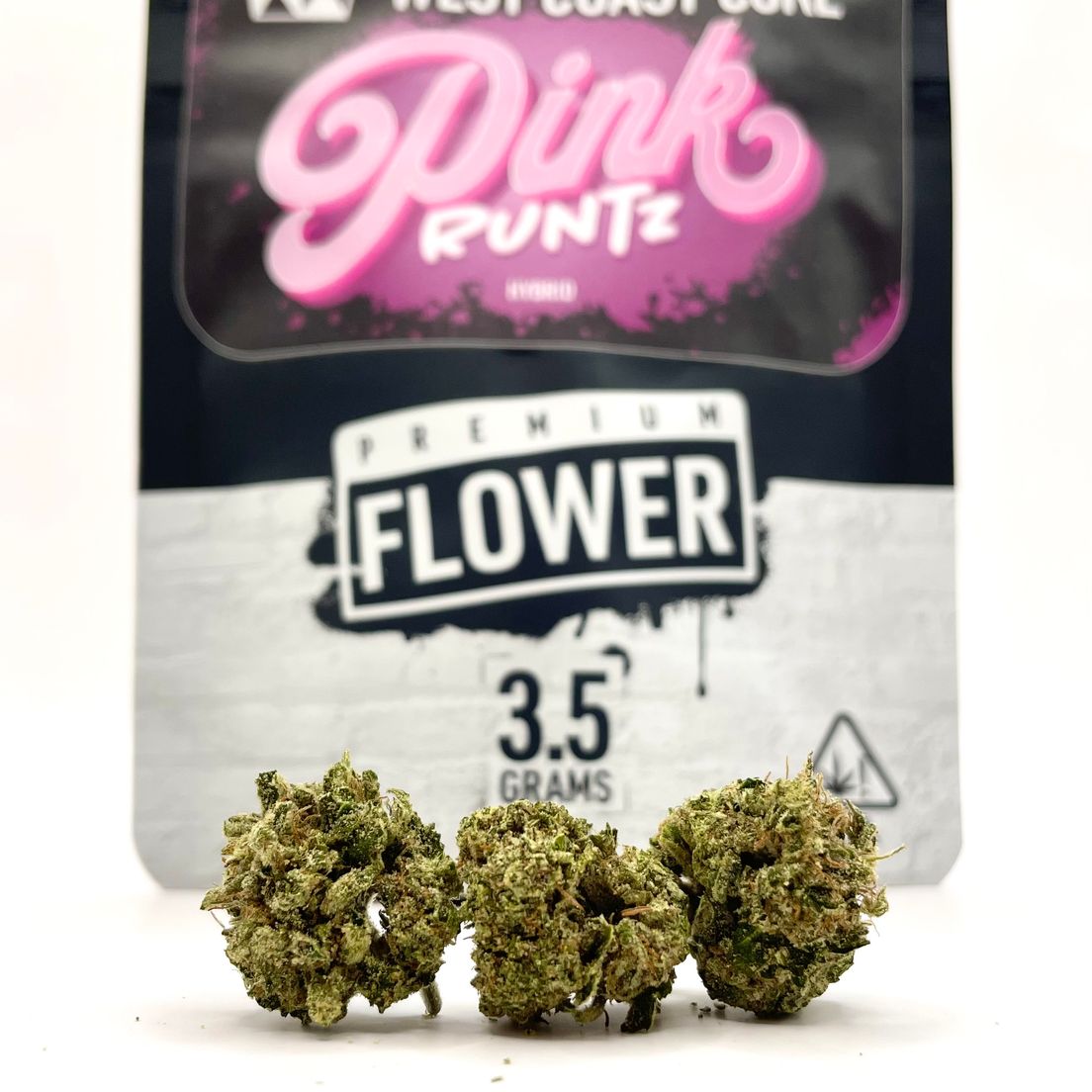 PRE-ORDER ONLY 1/8 Pink Runtz (25.59%/Hybrid) Premium Flower - West Coast Cure