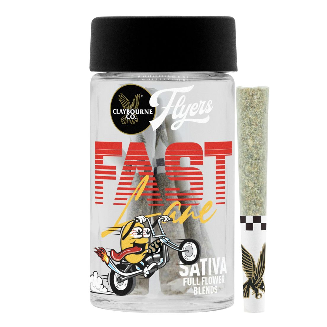 Claybourne Co. - Flyers Blend - (x7) .5g Prerolls - 3.5g - Fast Lane