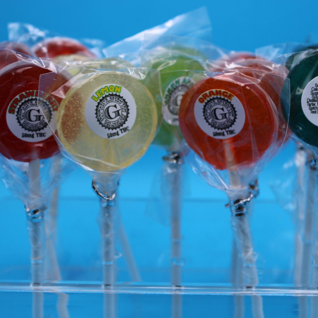 ECG Lollipop - Green Apple - 50mg