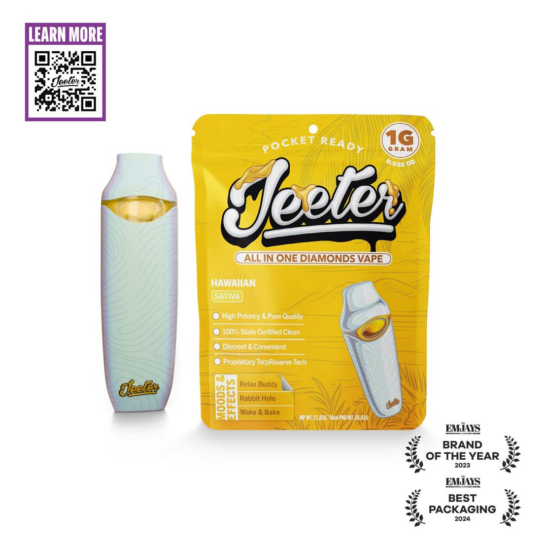 Jeeter - AIO Liquid Diamonds - 1g - Hawaiian